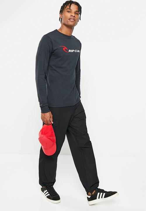 Rip Curl - Classic icon long sleeve tee - black
