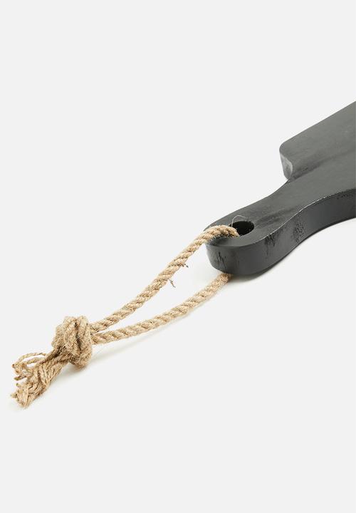 Excellent Houseware - Rubberwood board - black
