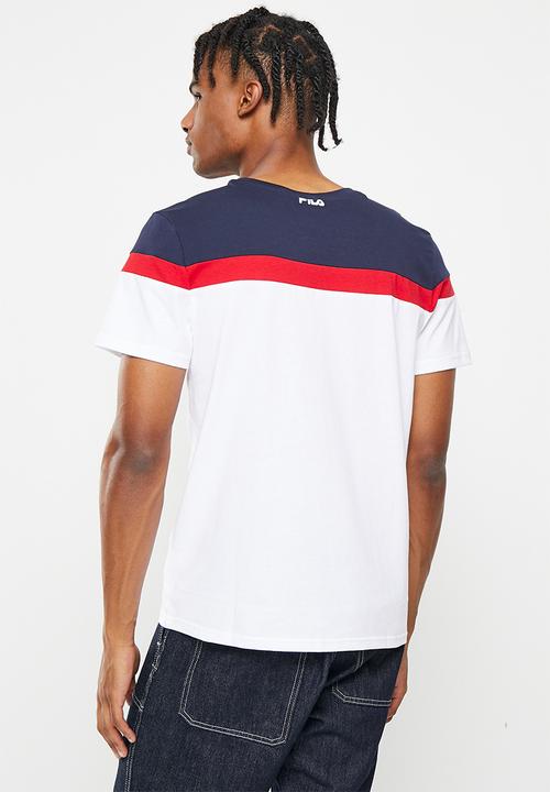 FILA - Vance short sleeve tee - white