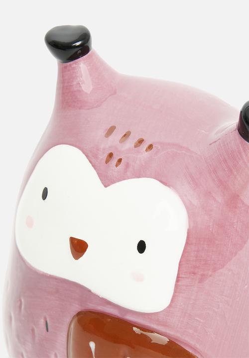 H&S - Money box - owl - purple
