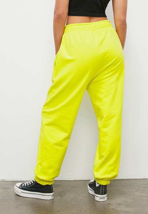 Blake - Slouch track pant - lime