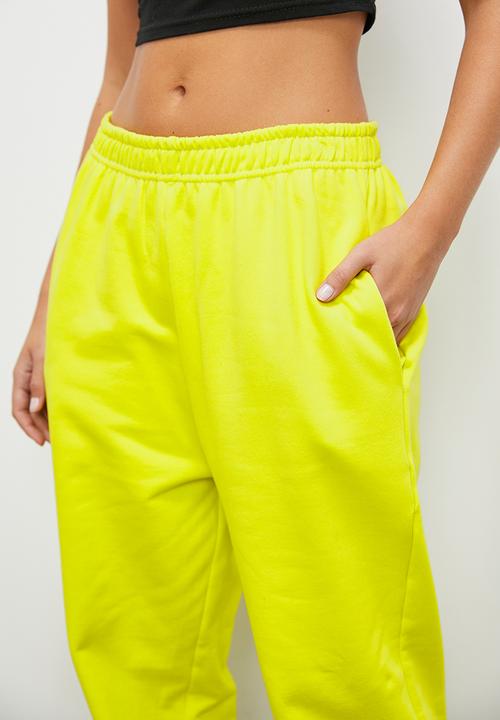 Blake - Slouch track pant - lime