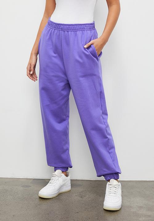 Blake - Slouch track pant - purple