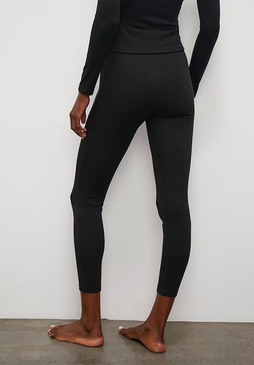 Superbalist - Rib legging - black