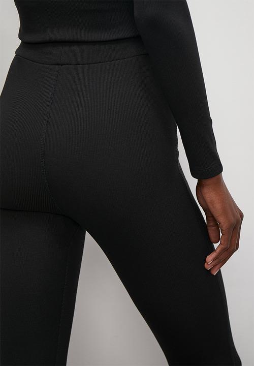 Superbalist - Rib legging - black