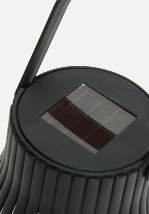 H&S - Dome solar lantern - black