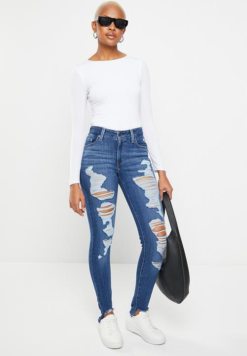 Levi’s® - 720 Hirise super skinny  - frozen solid