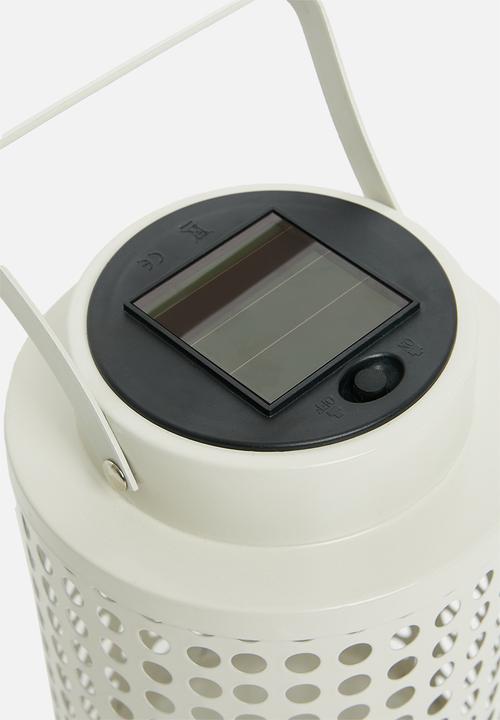 H&S - Solar lantern - grey