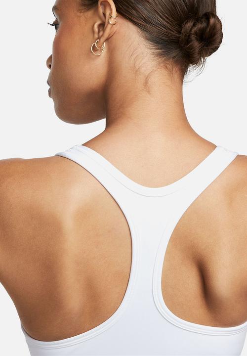 Nike - W nk swoosh lgt spt bra - white/black