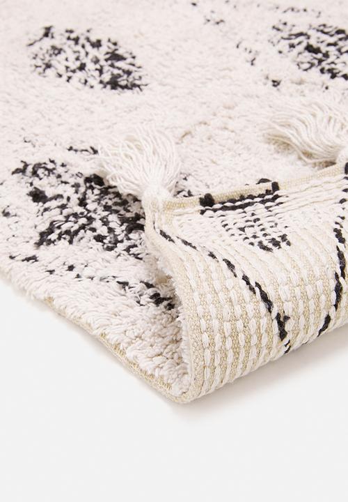 H&S - Agnee cotton bath mat - white