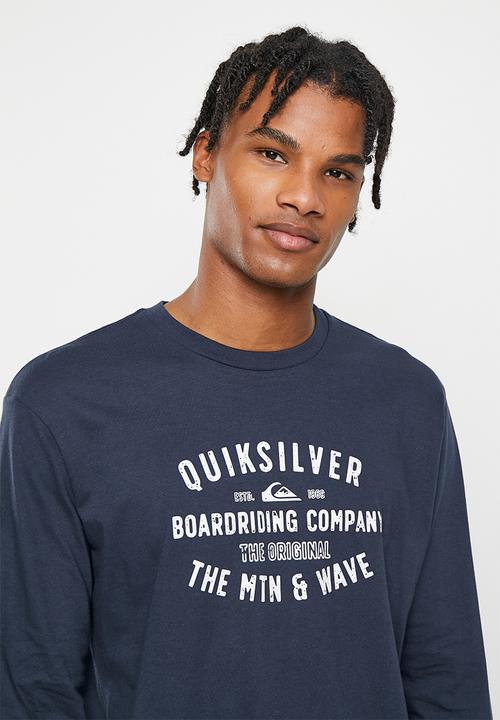 Quiksilver - Qs surf lockup long sleeve - navy blazer