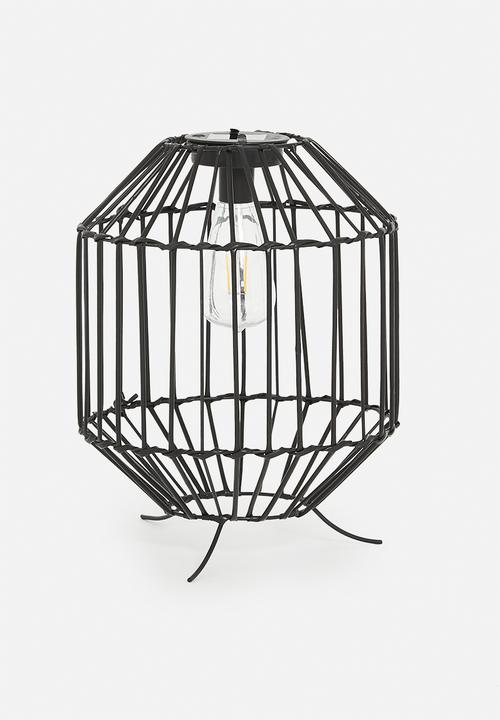 H&S - Solar lamp - black