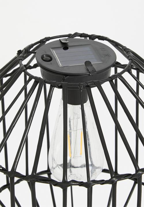 H&S - Solar lamp - black