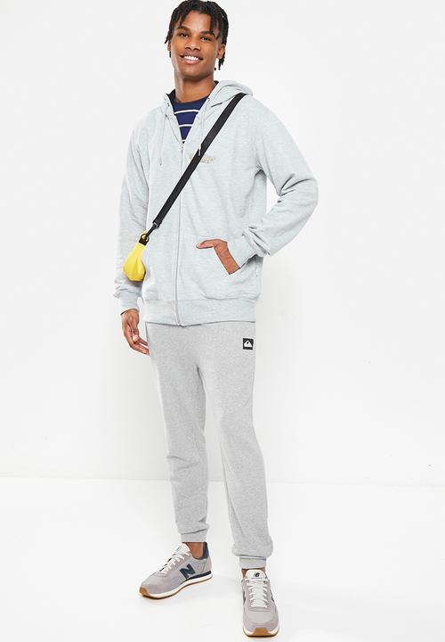 Quiksilver - Quik words hood zip - light grey heather