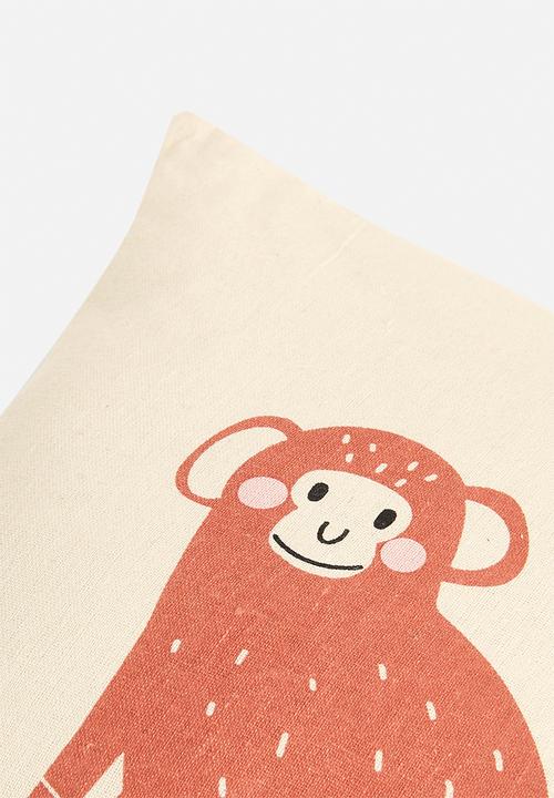 H&S - Printed cushion - monkey