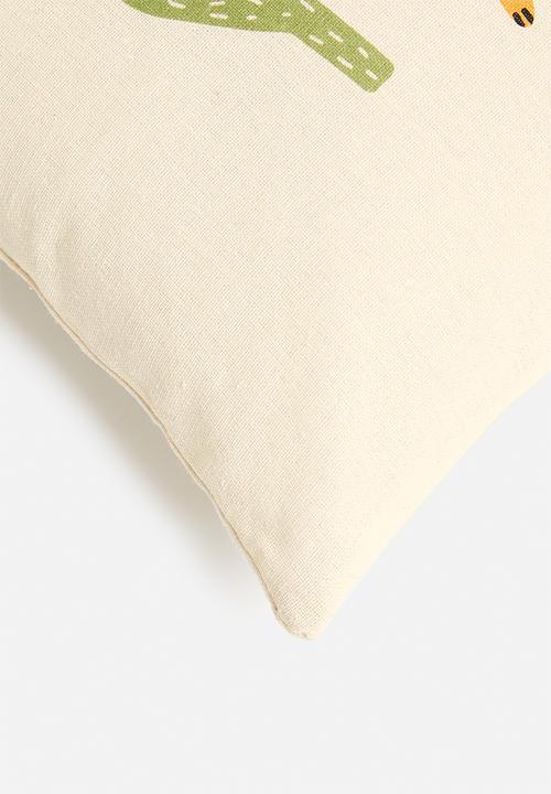 H&S - Printed cushion- cheetah