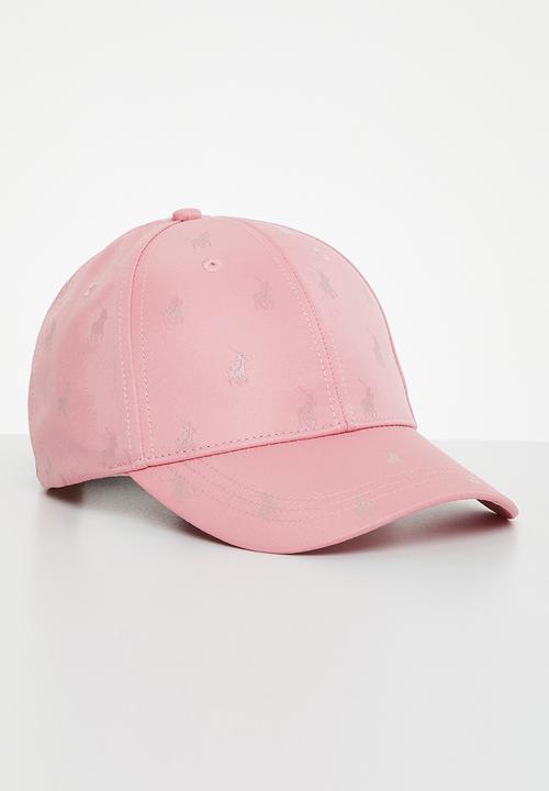 POLO - 6 Panel monogram peak - pink