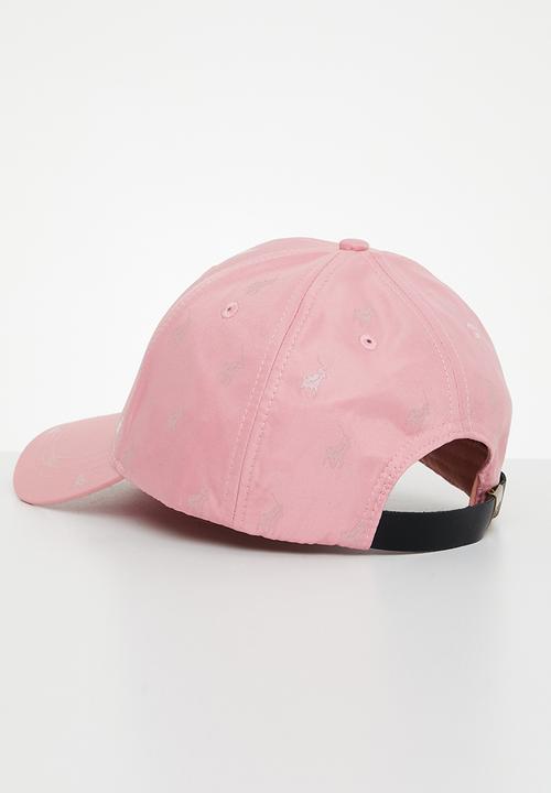 POLO - 6 Panel monogram peak - pink