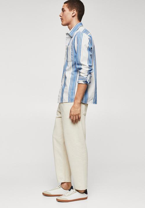 MANGO - Shirt raya - blue