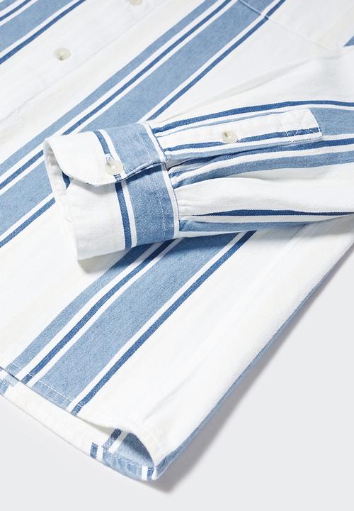 MANGO - Shirt raya - blue