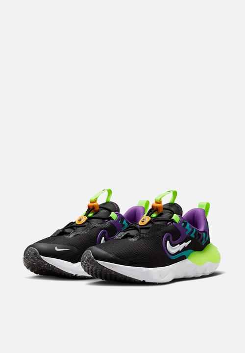Nike - Nike run flow se (gs) - black/white/teal nebula/volt