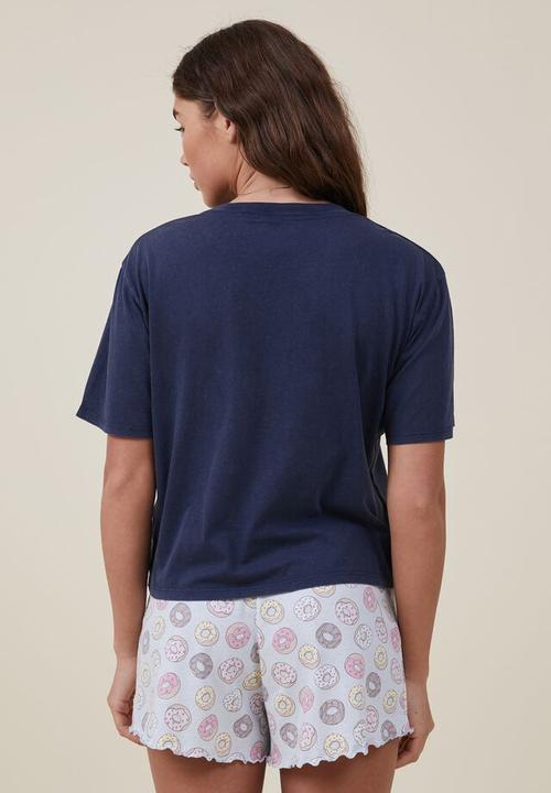 Cotton On - Jersey bed tee - donut worry