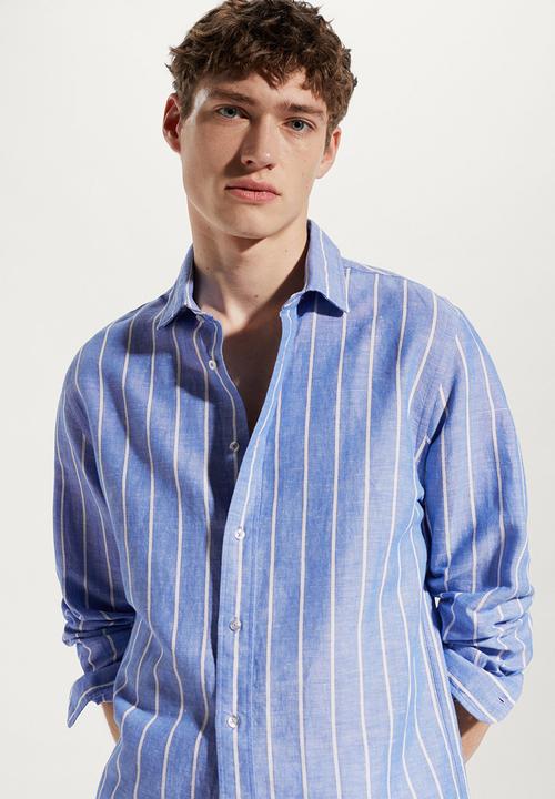 MANGO - Shirt emma2 - blue