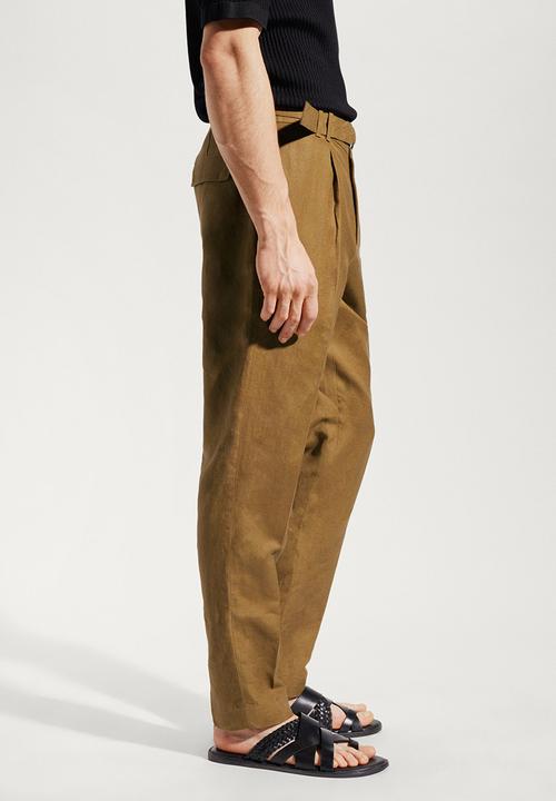 MANGO - Trousers orso - khaki