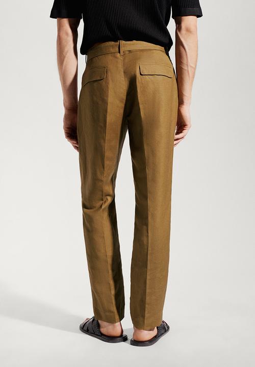 MANGO - Trousers orso - khaki