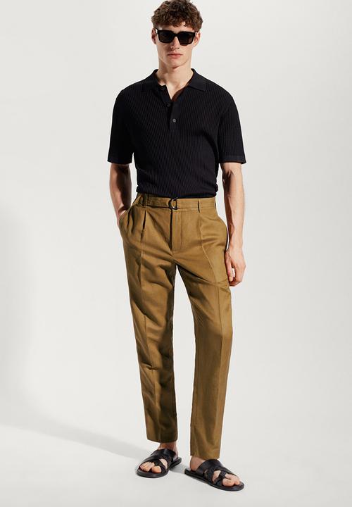 MANGO - Trousers orso - khaki