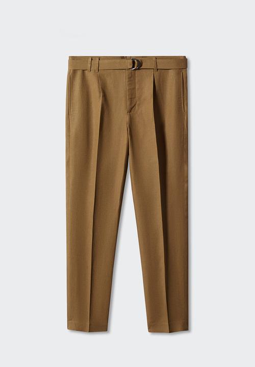 MANGO - Trousers orso - khaki