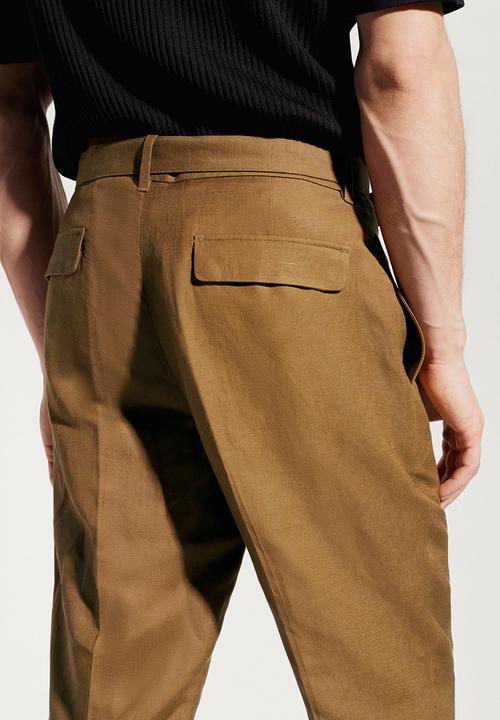 MANGO - Trousers orso - khaki