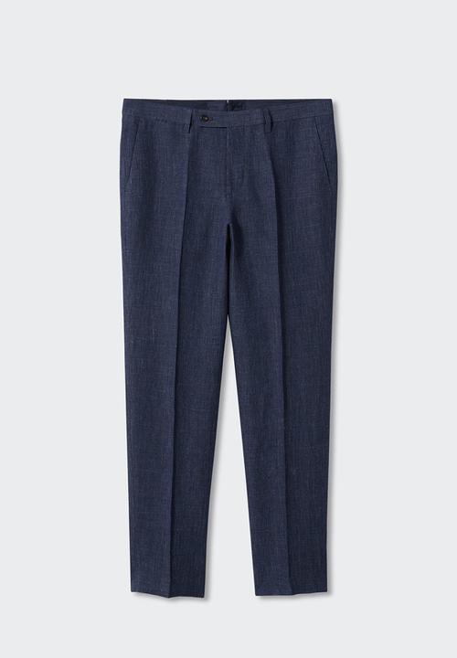 MANGO - Trousers miami - navy