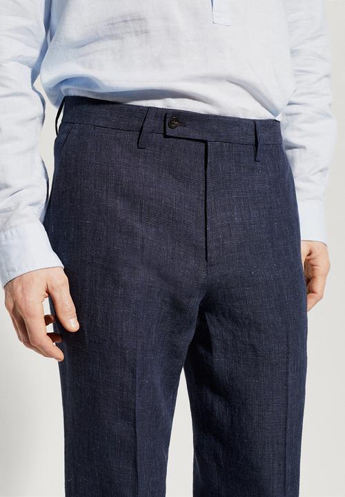 MANGO - Trousers miami - navy