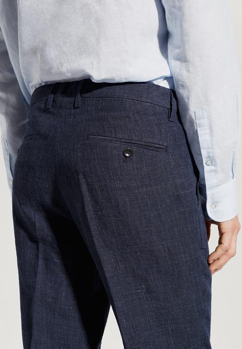 MANGO - Trousers miami - navy