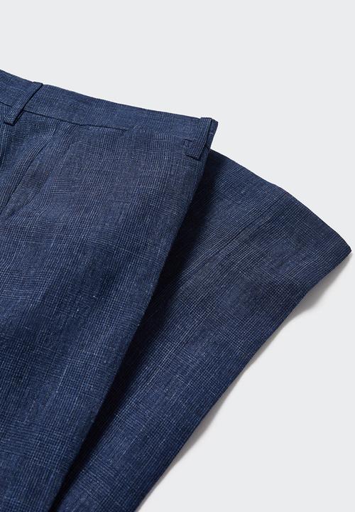 MANGO - Trousers miami - navy