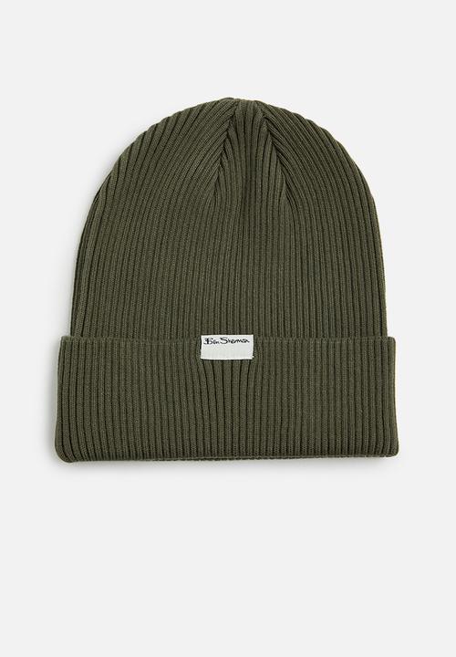 Ben Sherman - Targy rib beanie - olive