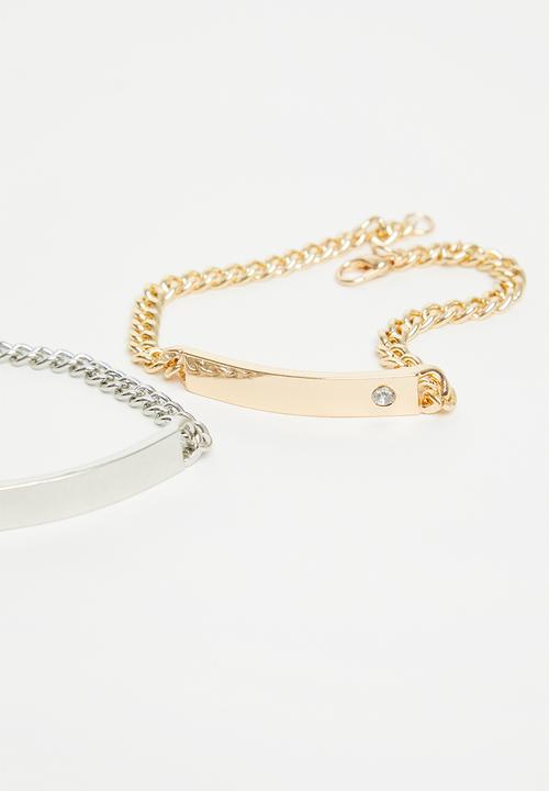 Superbalist - Truett bracelet pack - silver & gold