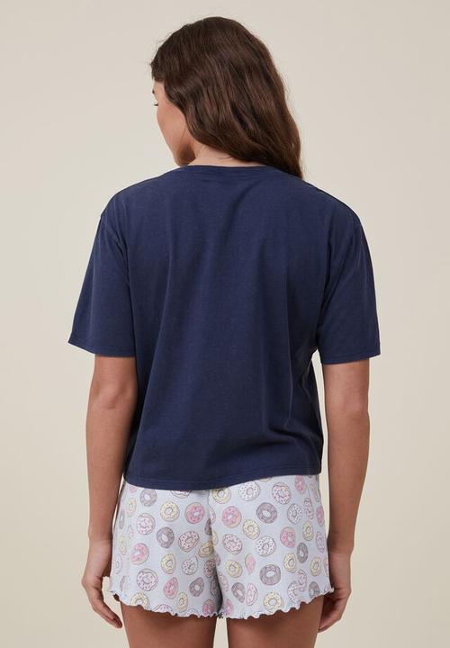 Cotton On - Body jersey sleep short - donut yardage