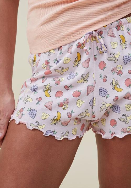 Cotton On - Body jersey sleep short - fruit salad yardage