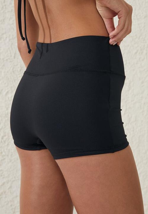 Cotton On - Highwaisted boyshort - black