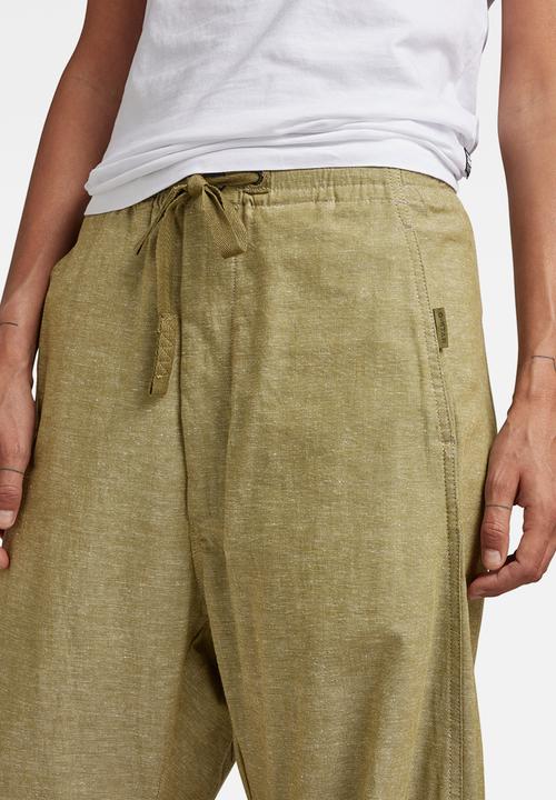 G-STAR - Cosy natural pant - avocado/milk