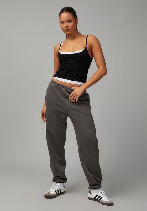 Factorie - Baggy trackpant - charcoal