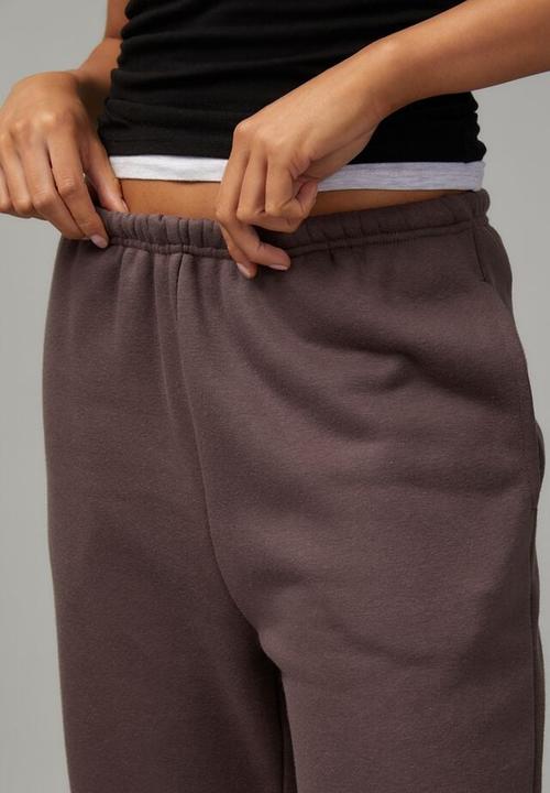 Factorie - Baggy trackpant - plum truffle