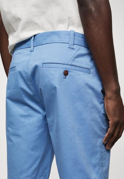 MANGO - Bermuda shorts gracia - blue