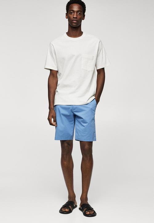 MANGO - Bermuda shorts gracia - blue