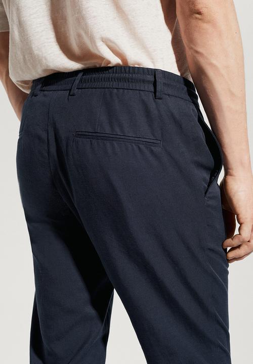MANGO - Trousers darren - navy