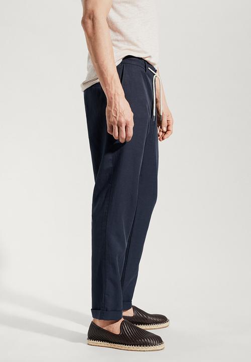 MANGO - Trousers darren - navy