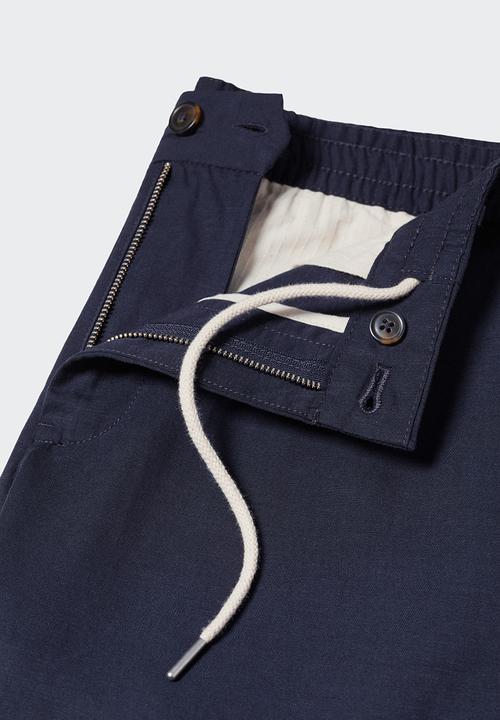 MANGO - Trousers darren - navy