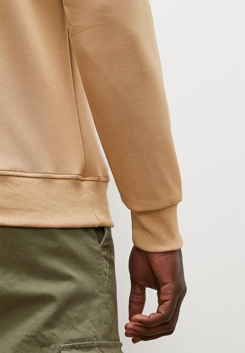 Lark & Crosse - Basic neo prene panel dtl sweat - stone